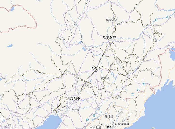 松辽流域铁路矢量数据