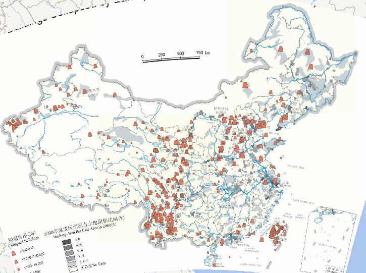 中国地震灾害倒塌房屋（1949年至2000年）