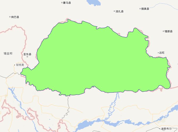 不丹王国0级行政界限
