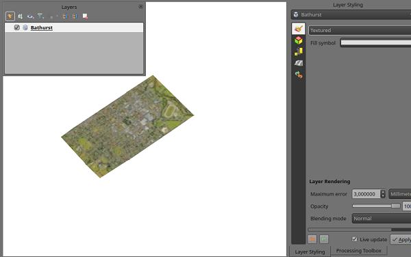 向 QGIS 添加新的 3D Tiles