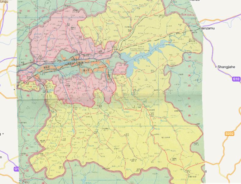 辽宁省抚顺市顺城区抚顺县1995年地图