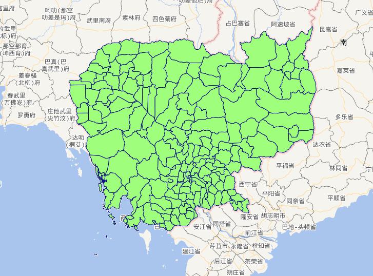 柬埔寨王国2级行政界限