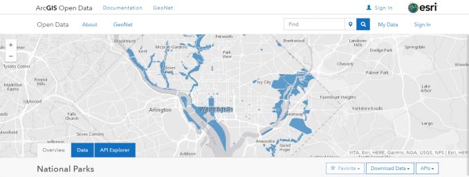 Esri 开放数据中心