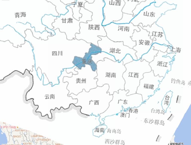 2014年9月上旬重庆洪涝灾害分布在线地图