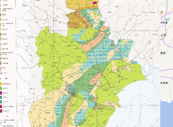 天津市基岩地质在线地图