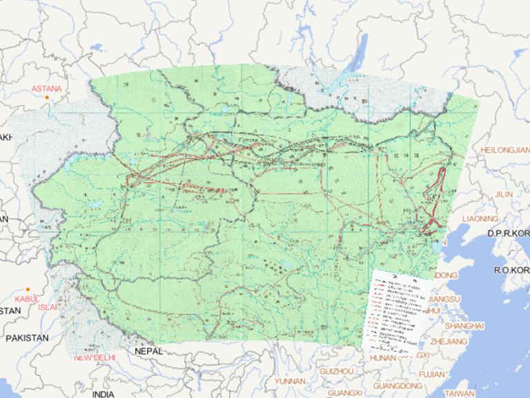 中国1688-1757年清代平定准噶尔的在线历史地图