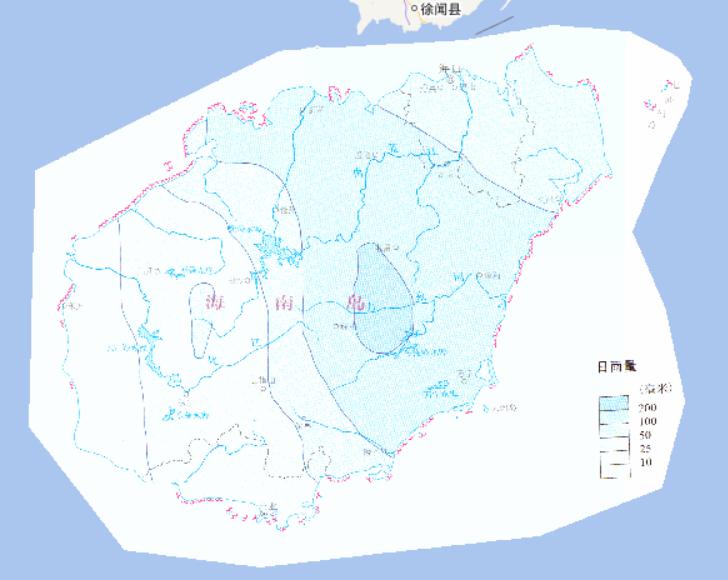 2010年10月17日中国南方洪涝灾害最大日雨量在线地图