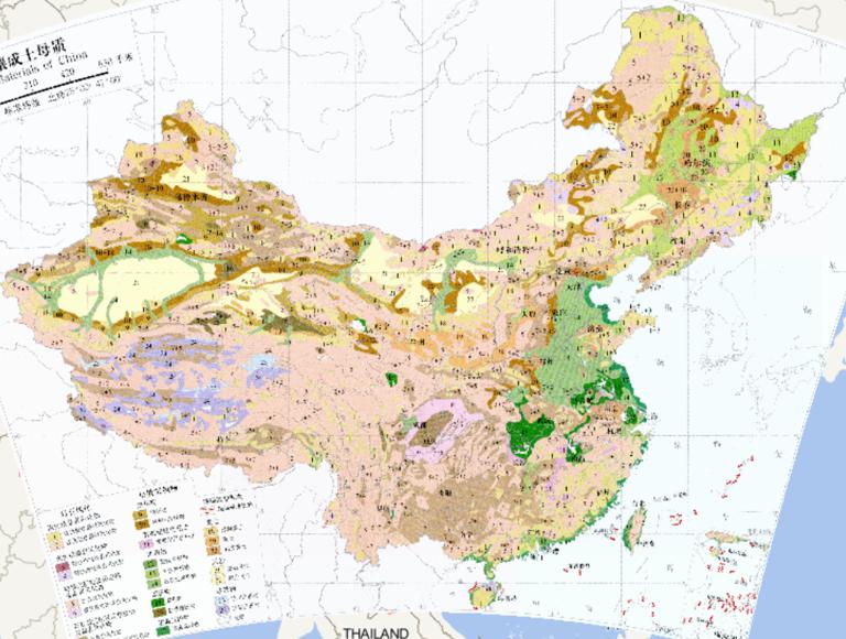 中国土壤成土母质在线地图