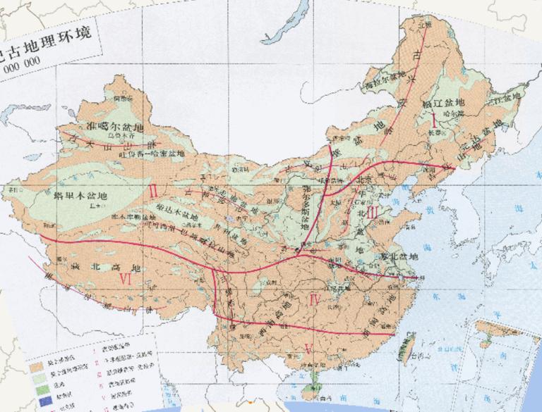 中国古近纪古地理环境在线地图