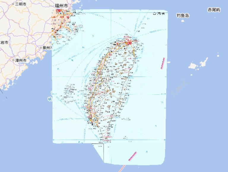 中国台湾省在线地图