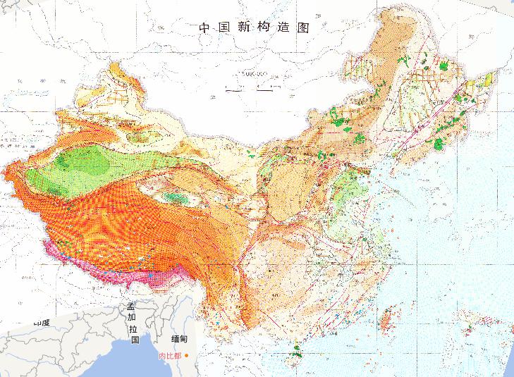 中国新构造在线地图