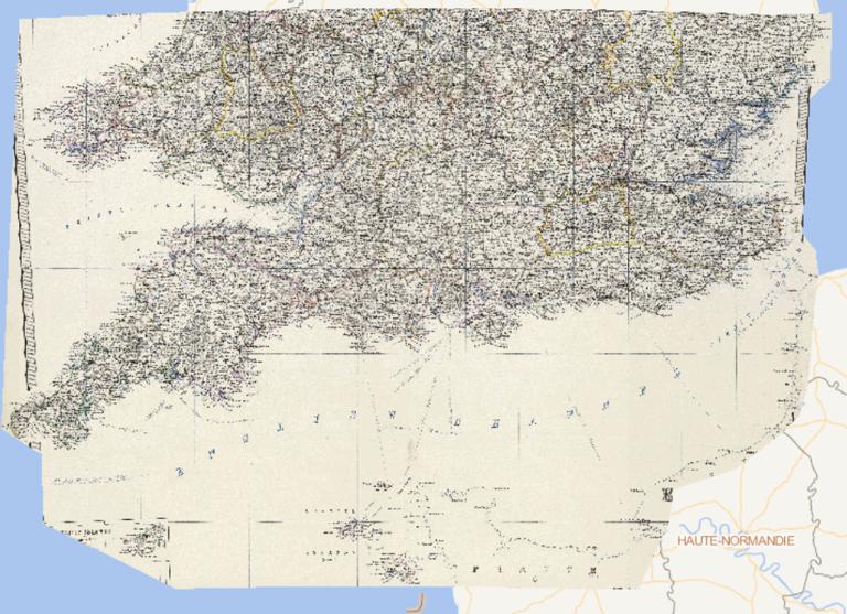 1869年英格兰和威尔士南部在线地图