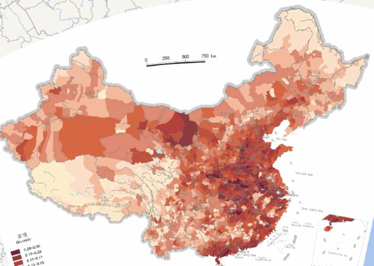 中国自然灾害致灾因子多度在线地图
