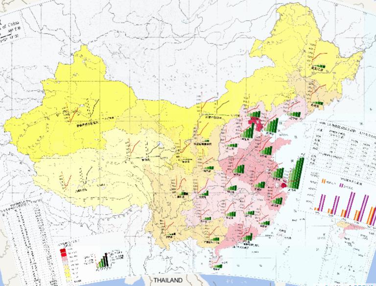 中国人口数和人口密度在线地图