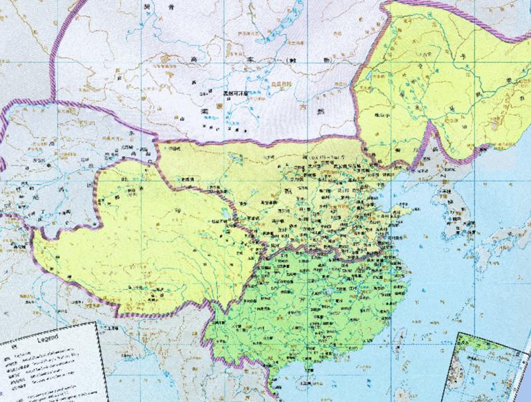 中国南北朝时期南朝齐、北朝魏历史地图