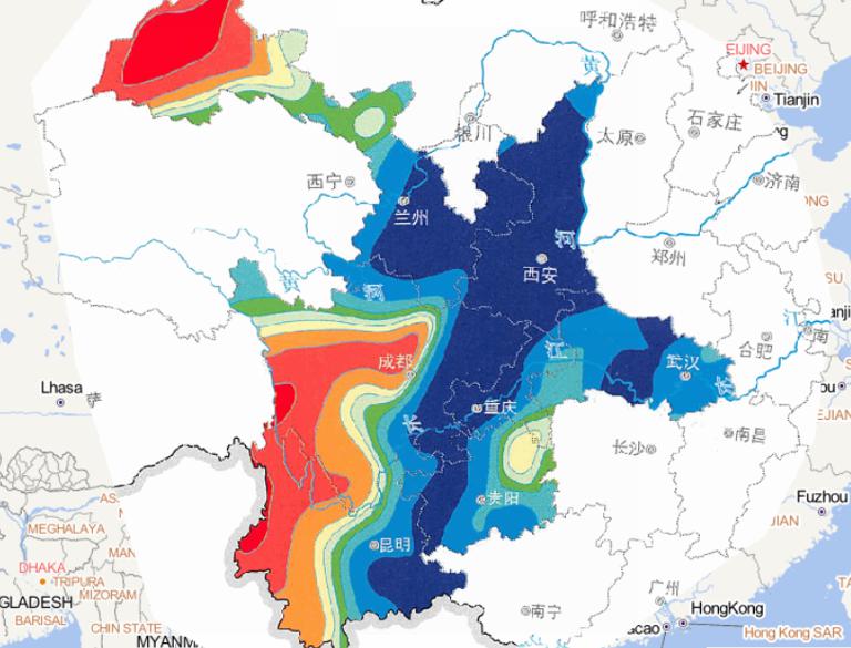 2014年9月9日-18日华西洪涝灾害降水距平百分率在线地图