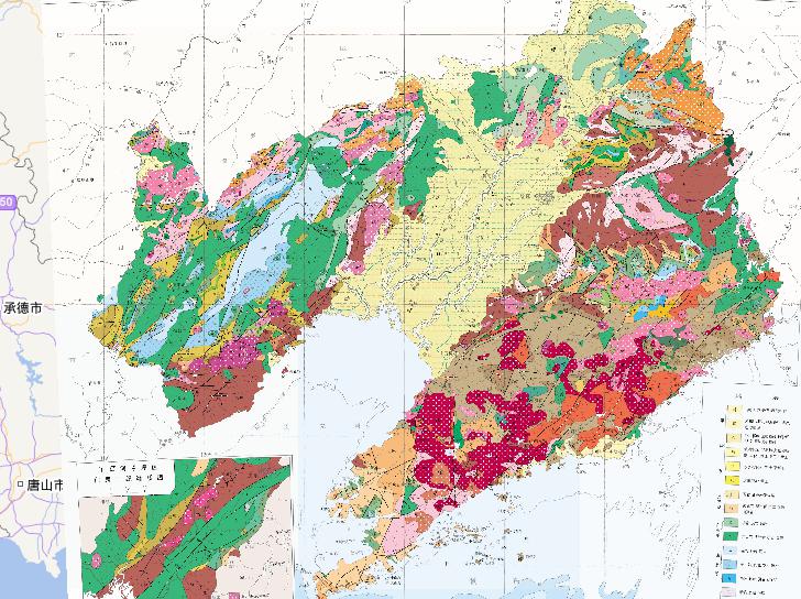 中国辽宁省地质在线地图