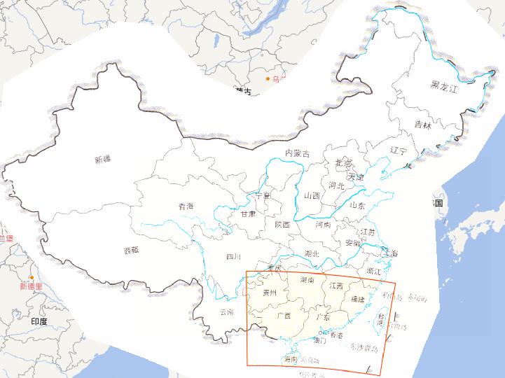 2010年中国凡亚比台风灾害灾区位置在线地图
