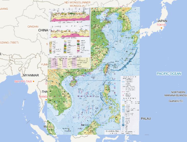 中国近海岸地貌在线地图