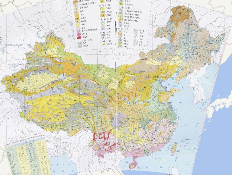 中国土壤类型（1980年）在线地图