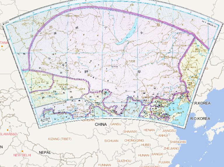 中国西晋时期鲜卑等部历史地图