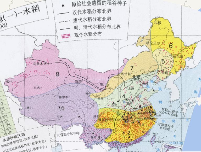 中国粮食作物资源（水稻）在线地图