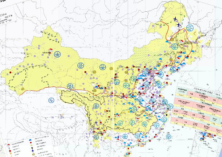 中国减灾工程在线地图（1:1600万）