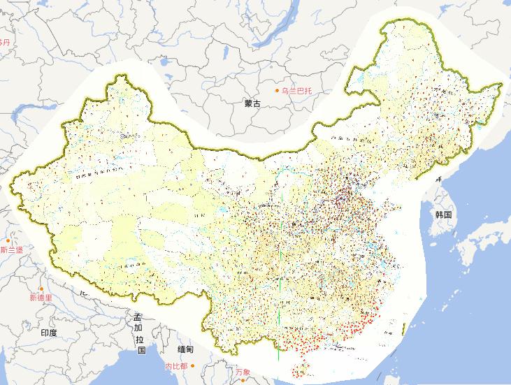 2010年中国洪涝、风雹、台风、低温冷冻和雪灾在线地图