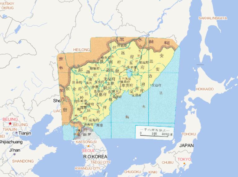 820年中国唐朝时期渤海在线地图