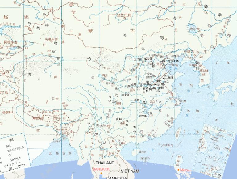 中国战国时期形势（前291年）在线历史地图