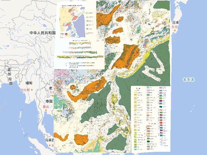 中国海区及邻域地质在线地图