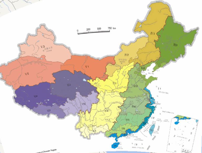 中国自然灾害区划在线地图