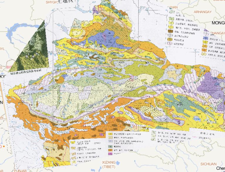 中国西北地区植被类型及植被土壤区在线地图