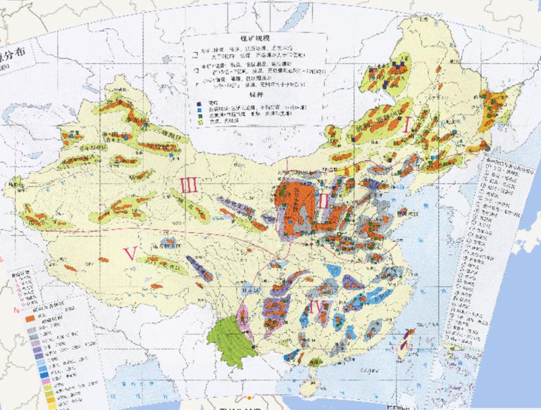 中国煤炭资源分布在线地图