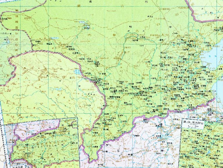 中国十六国时期前秦历史地图(冀、徐、兖州附近)