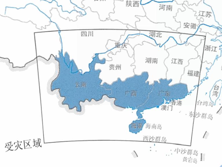2014年1409号“威马逊”超强台风灾害分布在线地图