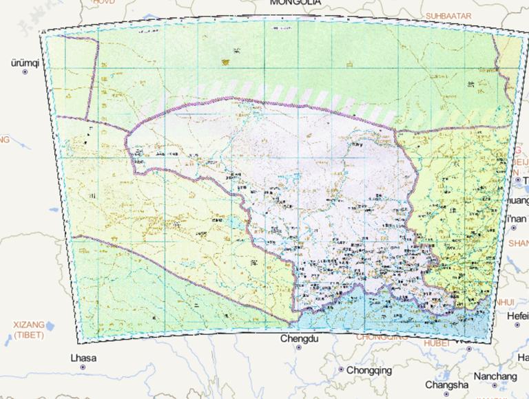 中国南北朝时期北朝西魏历史地图