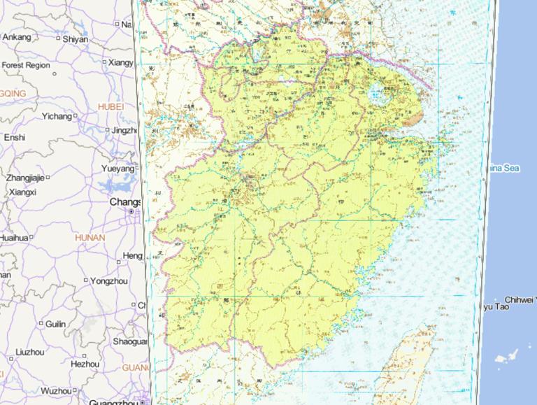 中国西汉时期扬州刺史部在线历史地图