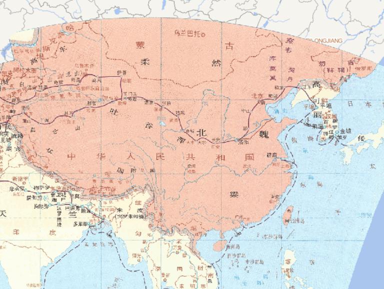 中国南北朝时期中外交通在线历史地图