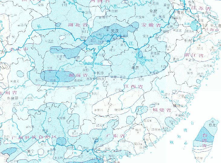 2010年6月6日-10日中国南方洪涝灾害降雨量在线地图