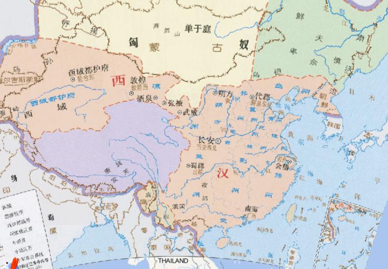 中国西汉时期在线地图