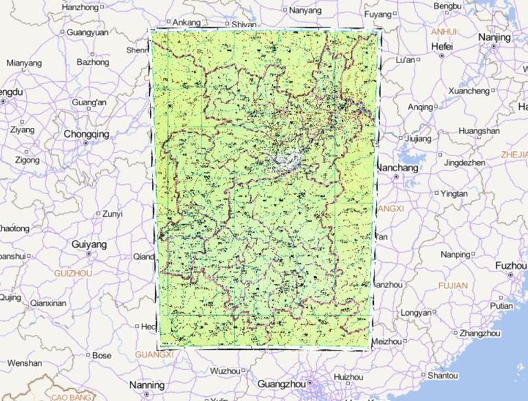 中国北宋、辽时期北宋荆湖南路、荆湖北路历史地图