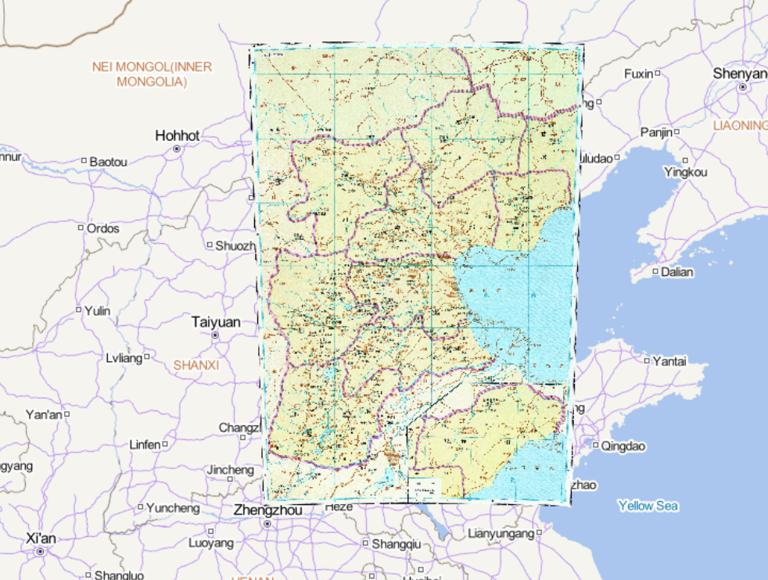 中国南北朝时期北朝魏相州、冀州、幽州、平州历史地图