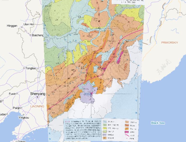 中国长白山地地貌类型在线地图