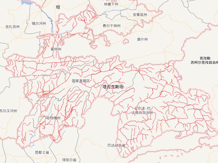 塔吉克斯坦水域路线