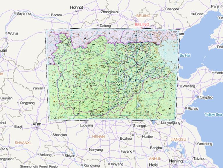 中国北宋、辽时期北宋河北东路历史地图