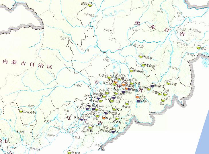 2010年7月24日-30日中国东北洪涝灾害水库水情形势在线地图