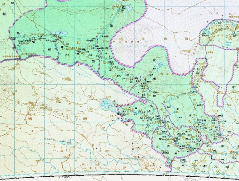 中国西汉时期凉州刺史部在线历史地图