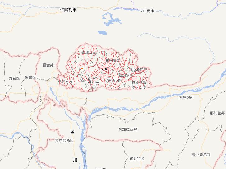 不丹王国水域路线