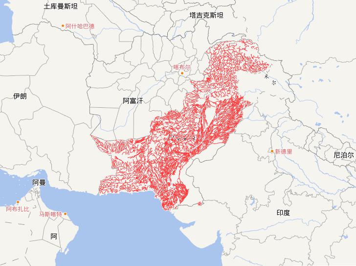 巴基斯坦水域路线